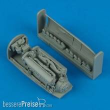 Quickboost QB48 195 - 1:48 P-40E Warhawk engine für Hasegawa Bausatz