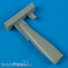Quickboost QB48 209 - 1:48 JAS-39D air scoops für Italeri Bausatz