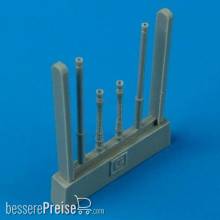 Quickboost QB48 219 - 1:48 Messerschmitt Bf 109G-6 gun barrels für Hasegawa Bausatz