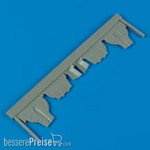 Quickboost QB48 233 - 1:48 MiG-3 undercarriage covers Für Trumpeter Bausatz