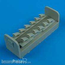 Quickboost QB48 254 - 1:48 Bf 109K exhaust für Hasegawa Bausatz