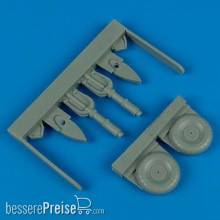 Quickboost QB48 257 - 1:48 Junkers Ju 87 Stuka uncovered wheels für Hasegawa Bausatz