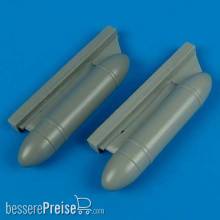 Quickboost QB48 259 - 1:48 Hurricane external fuel tank für Hasegawa Bausatz