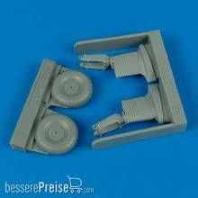 Quickboost QB48 260 - 1:48 Junkers Ju 87 Stuka uncovered wheel II für Hasegawa Bausatz