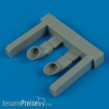 Quickboost QB48 302 - 1:48 Nakajima Ki44-II exhaust (HASEGAWA)
