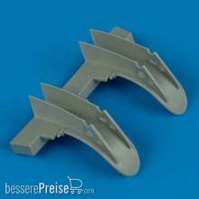 Quickboost QB48 325 - 1:48 Mosquito wheel fenders for Tamiya