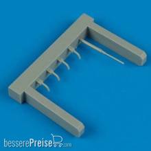 Quickboost QB48 327 - 1:48 F1M2 Pete pitot tube & tie rods (HAS)