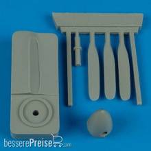 Quickboost QB48 334 - 1:48 Fairchild Au-23A propeller for Roden