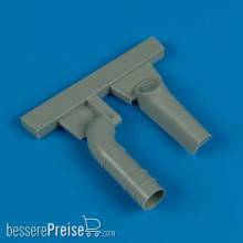 Quickboost QB48 335 - 1:48 Fairchild Au-23A exhaust for Roden