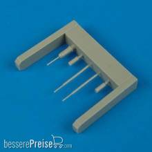 Quickboost QB48 341 - 1:48 MC.200 Saetta pitote tubes & antennas