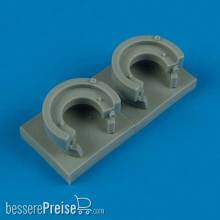 Quickboost QB48 358 - 1:48 Bf 110 oil tanks for Cyber Hobby