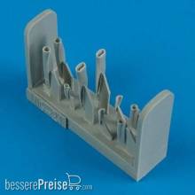 Quickboost QB48 367 - 1:48 MiG-21MF air scoops for Eduard