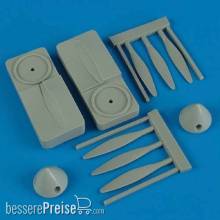 Quickboost QB48 381 - 1:48 P-38 Lightning propeller w/tool (HAS)