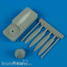 Quickboost QB48 396 - 1:48 Spitfire Mk.IX propeller for Hasegawa