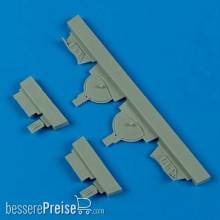 Quickboost QB48 451 - 1:48 A6M5 Zero undercarriage covers f.Hasega.
