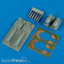 Quickboost QB48 463 - 1:48 P-38J Lightning update turbo+air intakes