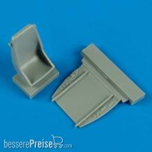 Quickboost QB48525 - 1:48 Bf 109F - early seat conversion f Zvezda
