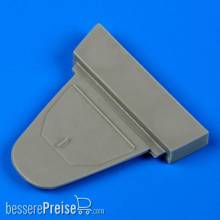 Quickboost QB48632 - 1:48 Bf 109G cockpits rear bulkhead-closed fE