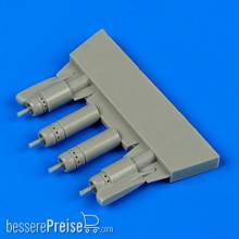 Quickboost QB48672 - 1:48 F4U-5 Corsair gun barrels with pylons for Hasegawa