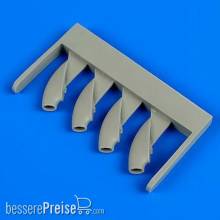 Quickboost QB48709 - 1:48 Petlyakov Pe-2 air intakes for Zvezda