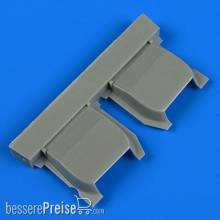 Quickboost QB48752 - 1:48 Bf 109g correct radiators for Eduard