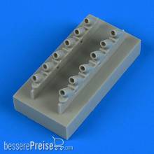 Quickboost QB48766 - 1:48 P-40B Warhawk exhaust for Airfix