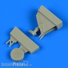 Quickboost QB48805 - 1:48 A-1J Skyraider tailwheel for Tamiya