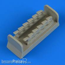 Quickboost QB48841 - 1:48 Ju 87B Stuka exhaust-engine without cove for Airfix