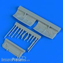 Quickboost QB48 903 - 1:48 F-16A/B Fighting Falcon undercarriage covers f.Hasegawa