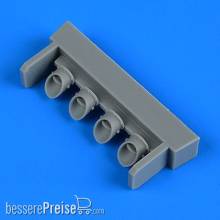 Quickboost QB48 927 - 1:48 P-38F/G Lightning exhaust for Tamiya