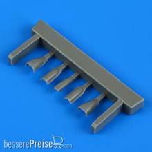 Quickboost QB48 984 - 1:48 Harrier GR.1/GR.3/AV-8A air scoops for KINETIC