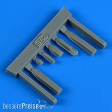 Quickboost QB49 043 - 1:48 Su-25 Frogfoot air intakes for ZVEZDA