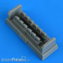 Quickboost QB49 057 - 1:48 P-39Q/N exhaust HASEGAWA