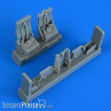 Quickboost QB49 068 - Mi-24 Hind seats with safety belts for TAMIYA