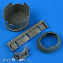 Quickboost QB49 194 - F6F-3 Hellcat early cowling and cooling flaps (closed) for Eduard
