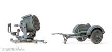 Preiser 16566 - HO 60cm Flakscheinwerfer