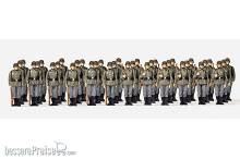 Preiser 16573 - HO Infanterie antretend