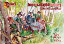 Mars Figures MS72043 - 1:72 Imperial light infantry, thirty years w.