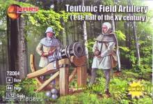 Mars Figures MS72064 - 1:72 Teutonic field artillery,1st half XV cen