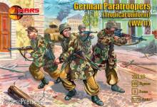 Mars Figures MS72119 - 1:72 WWII German paratroopers (Tropical uniform)