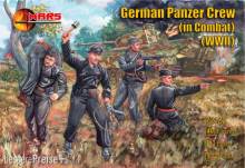 Mars Figures MS72122 - 1:72 German Panzer Crew (in Combat) WWII