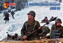 Mars Figures MS72124 - 1:72 WWII U.S. Infantry (Winter Uniform)