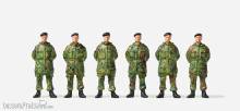 Preiser 16840 - HO Soldaten steh. Bundeswehr