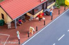 Faller 170316 - PREMIUM Straßenfolie Klinkerpflaster, rot