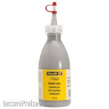 Faller 170662 - Einbett-Leim, schottergrau, 250 ml