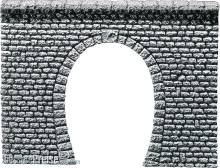 Faller 170880 - Dekorplatte Tunnelportal Profi, Naturstein-Quader