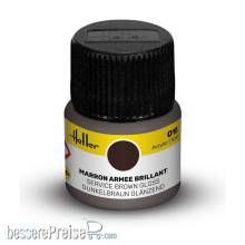 Heller 9010 - Peinture Acrylic 010 marron armee brillant
