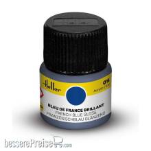 Heller 9014 - Peinture Acrylic 014 bleu de france brillant