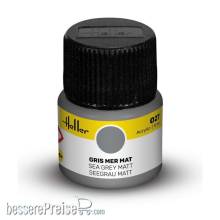 Heller 9027 - Peinture Acrylic 027 gris mer mat