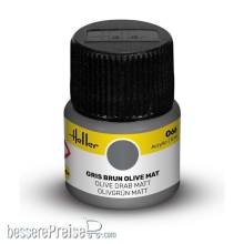 Heller 9066 - Peinture Acrylic 066 gris brun olive mat